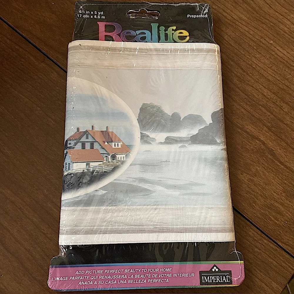 Imperial wallcovering realife outdoor by the sea prepasted Wall border Roll